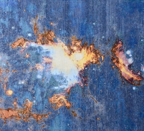 Tapis modernes en soie