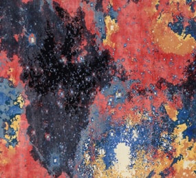 Tapis modernes en soie