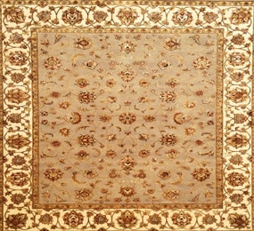 Tapis en laine et soie