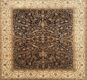 Tapis en laine et soie