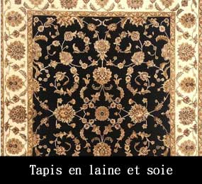 Tapis en laine et soie